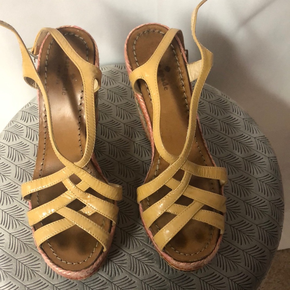 Kate spade rainbow espadrille wedges